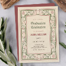 Search for vintage frame graduation invitations Floral