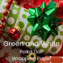 Search for green white polka dot wrapping paper Geometric