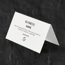 Recherche de révision cartes visite Simple