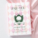 Search for girls golf party invitations Sports