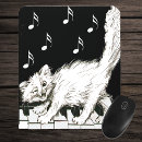 Recherche de noir et blanc chat tapis souris Amusant