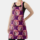 Search for animals design aprons Lion