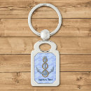 Search for icon rectangular keychains Blue