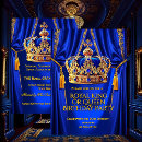 Search for royal blue birthday invitations Gold