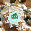 Search for whimsical tree stickers Red and green