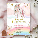 Search for unicorn baby shower invitations For her