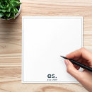 Recherche de papeterie de monogramme blocsnotes Professionnel