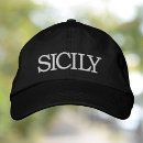 Recherche de la sicile casquettes Italie