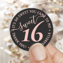 Search for pink black birthday stickers Rose gold