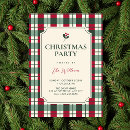 Search for red plaid invitations Pattern