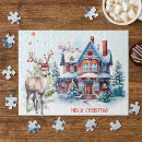Recherche de maison blanche puzzles Vacances