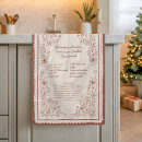 Search for christmas tea towels Family recipe