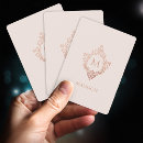 Search for rose gold playing cards Elegant