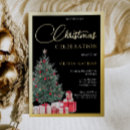 Recherche de noir et or noël invitations Festif