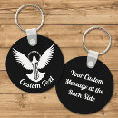 Search for bird silhouette keychains Flying