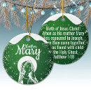 Search for birth of jesus christ ornaments Mother mary