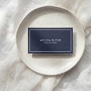 Recherche de bleu foncé cartes visite Minimaliste