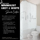 Search for gray and white shower curtains Minimalist