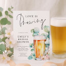 Search for beer bridal shower invitations Bubbles and brews