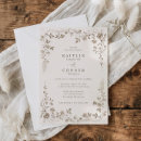 Search for chocolate brown wedding invitations Floral