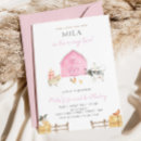 Search for girl farm invitations Petting zoo party