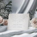 Search for glam wedding thank you cards Winter