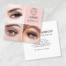 Recherche de cils cartes visite Simple