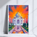 Search for taj mahall posters Watercolor