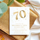Recherche de soixante dix ans invitations Simple