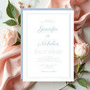Search for powder blue wedding invitations Elegant