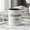 Search for est year mugs New grandma