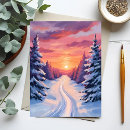 Recherche de joli arbre cartes postales Hiver
