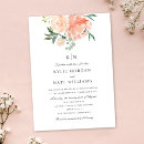 Search for peach wedding invitations Timeless