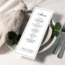 Search for formal dinner menus Calligraphy