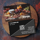 Search for caterer business cards Social media icons