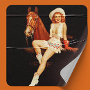 Search for cowgirl up round stickers Cute