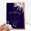 Search for navy and rose gold wedding invitations Blush