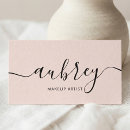 Recherche de esthéticienne cartes visite Minimaliste