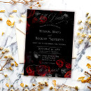 Search for gothic red and black wedding invitations Calligraphy script
