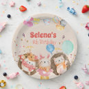 Recherche de hérisson aquarelle assiettes en papier Fête