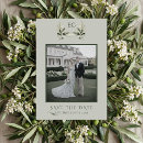 Search for olive green and gold wedding save the dates Chic
