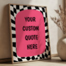 Recherche de motif de damier posters Toute personne
