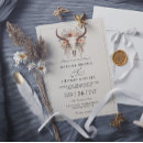 Search for boho cow skull invitations Flowers
