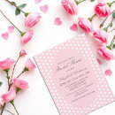 Search for february bridal shower invitations Pink