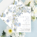 Recherche de something blue invitations Bleu et blanc