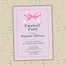 Search for modern farewell party invitations Elegant