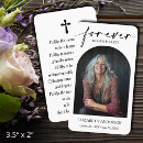 Search for modern funeral cards Forever in our hearts