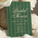 Search for stripe bridal shower invitations Vintage