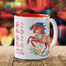 Recherche de style chinois tasses Nouvel an chinois