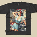 Search for pin up tshirts Hot rod